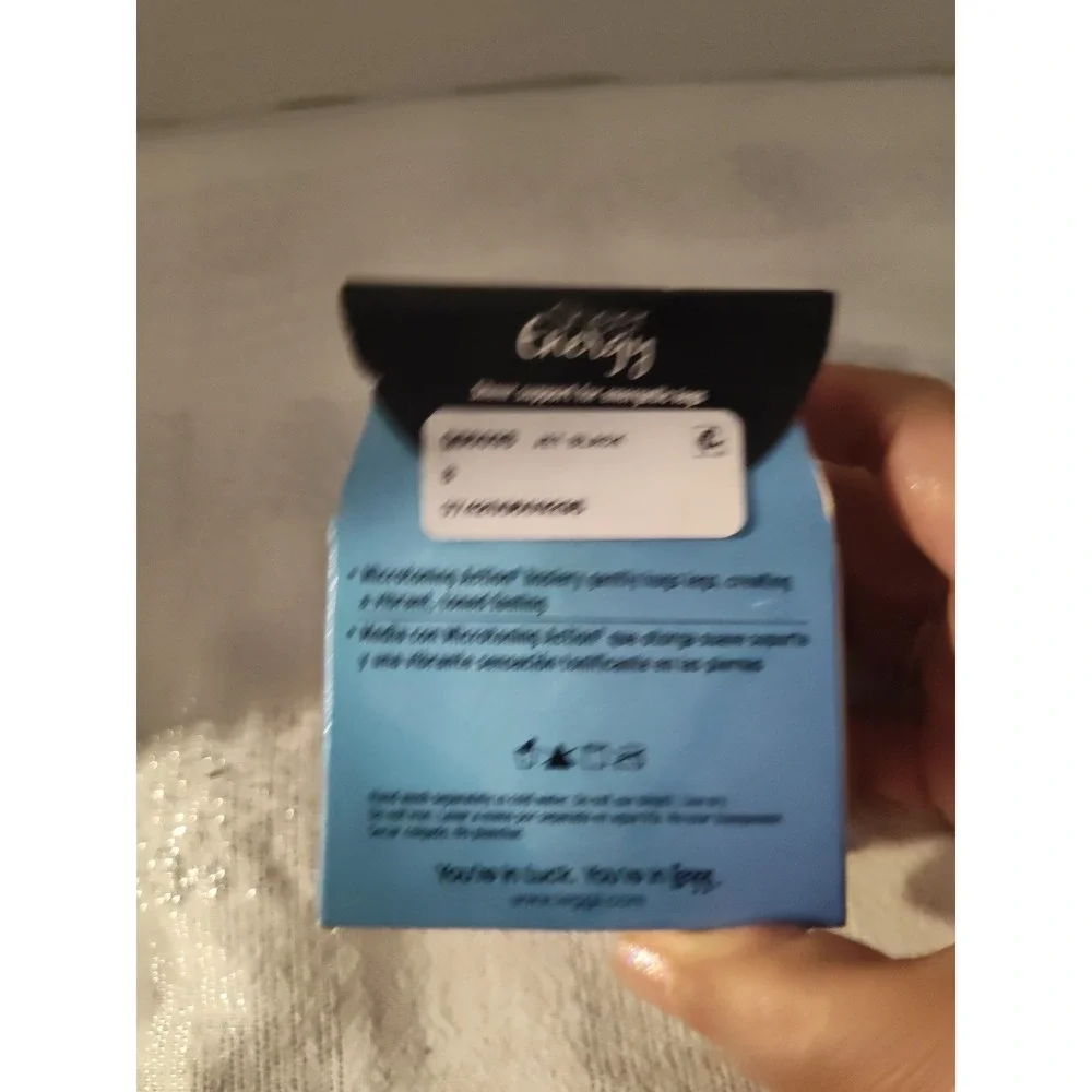 L'eggs Sheer Energy‎ Jet Black B Sheer Panty Pantyhose Sheer Toe 60929